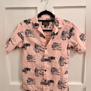Patagonia Pataloha Kaka’ako 2020 Boy’s Aloha Shirt Hawaiian Oahu Honolulu
